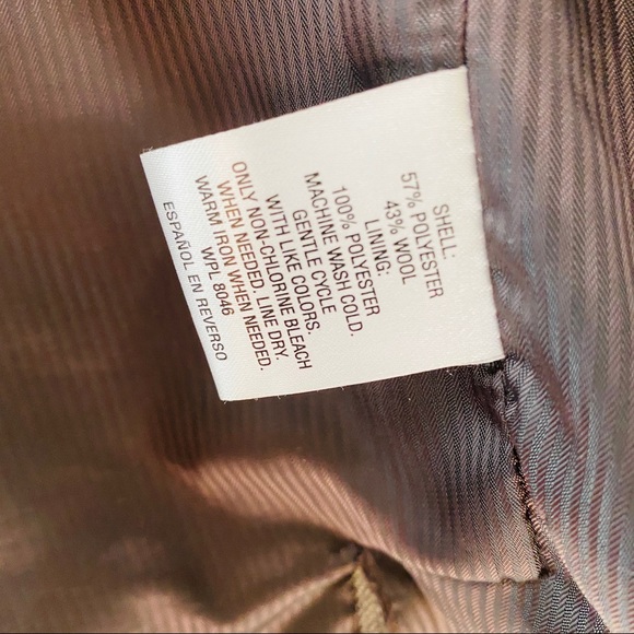 Tasso Elba Herringbone Padded Elbow Sports Coat - Picture 9 of 11